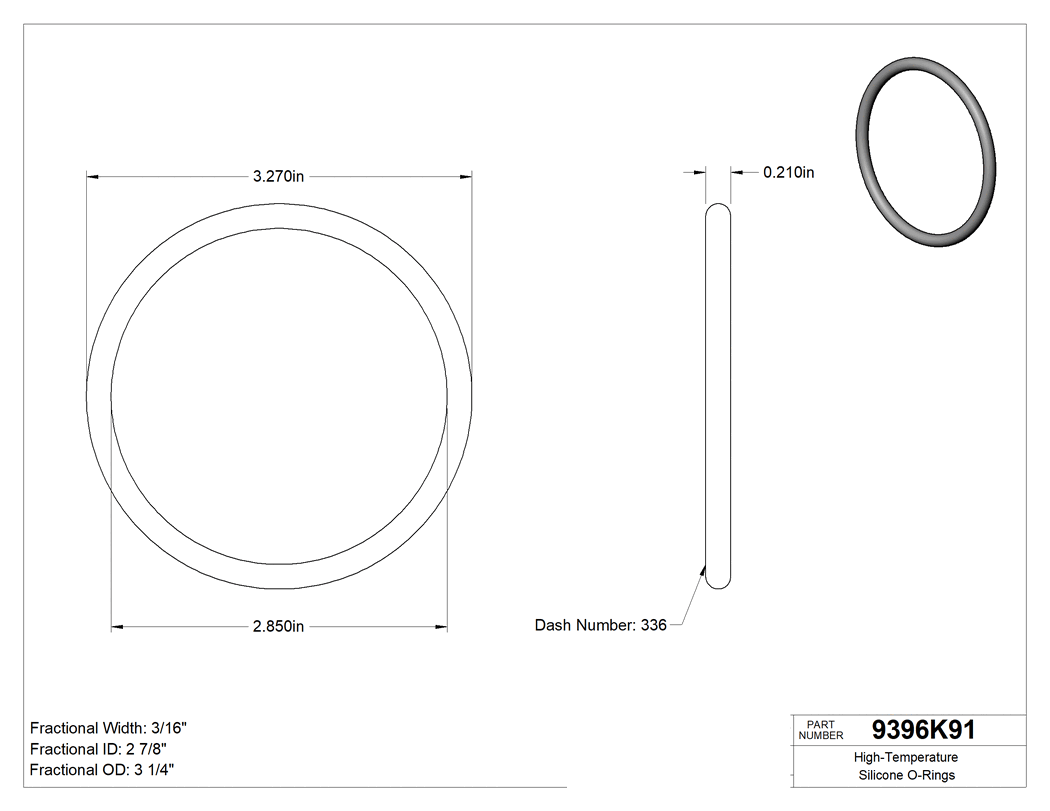 Technical drawing - 9396K91